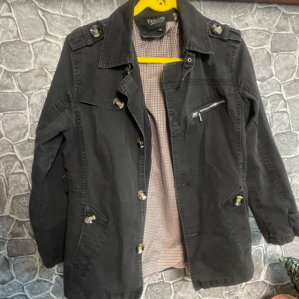 Men’s Medium Fashion Classic Style Vogue Medium Canvas sturdy coat